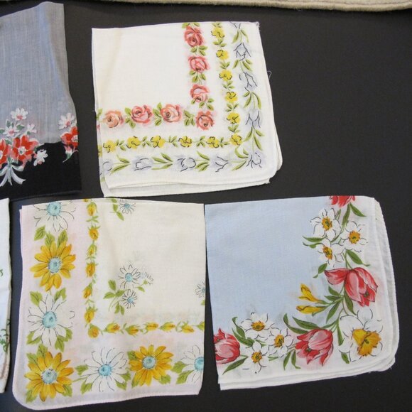 set of seven handkerchiefs - Picture 3 of 3